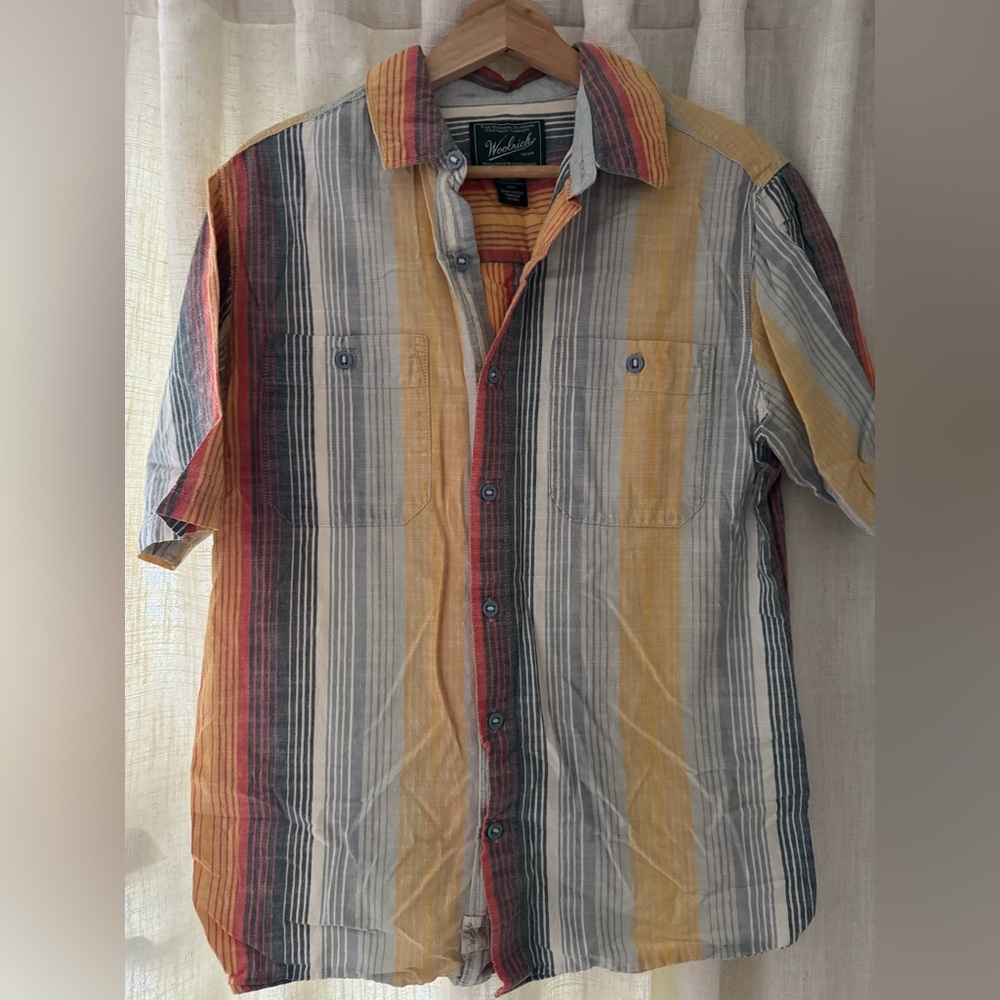 Woolrich Multicolor Striped Men's Shirt